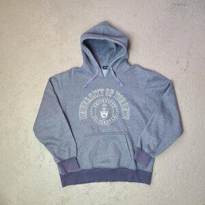 Retro 'Varsity Collection' UofT grey varsity hoodie pullover sweatshirt men's L